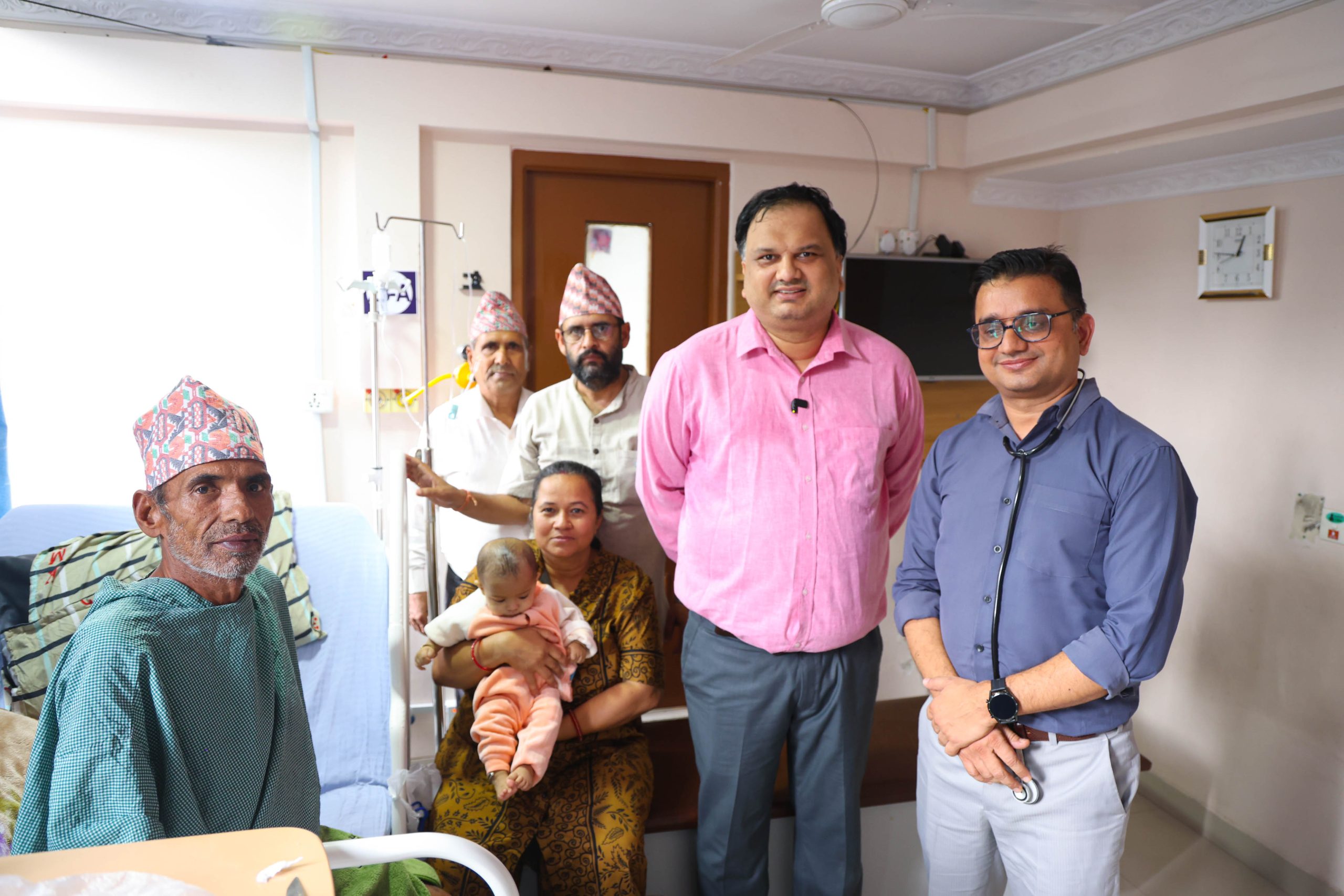 केएमसीमा ६७ वर्षको उमेरमा मष्तिष्कमा फुटेको एभीएमको बिनाचिरफार सफल उपचार
