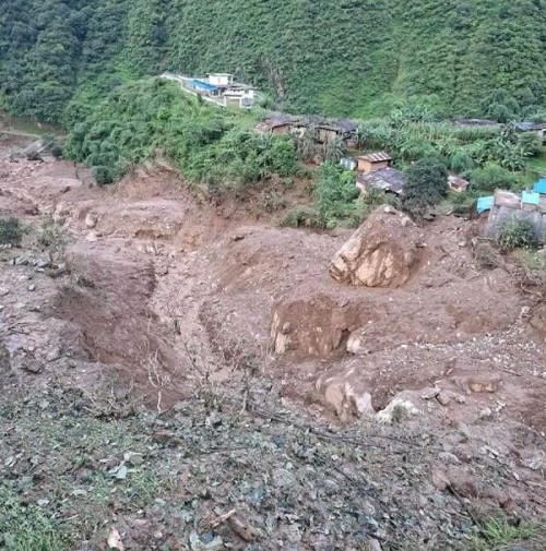 रोल्पामा पहिरो : ३ जनाको मृत्यु, ९ जना बेपत्ता